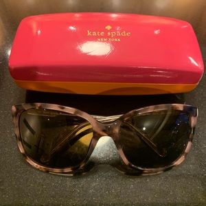 Kate Spade pink tortoise Kasie sunglasses